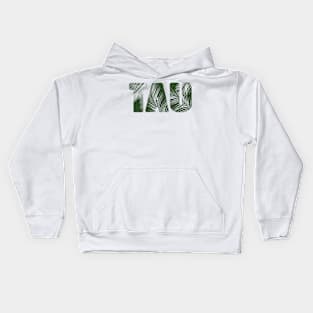 Tau Leaf Letters Kids Hoodie